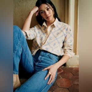 Sezane Maxy Shirt - Sézane X Lucia Vergara - Size 6